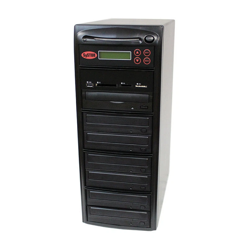 SySTOR 1-6 USB/SD/CF/MS/MMC Multi Media Backup Copier to CD DVD Duplicator - Image 1 of 2