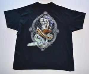 Zombie Pinup Girl "BRRRAAAAINS" Graphic Tee, Glow In The Dark, Fits Adult L/XL - Picture 1 of 11