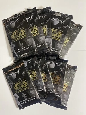 Star Wars CCG Decipher Premiere Unlimited Booster Packs Sealed Unopened 10 Packs - Image 1 of 3