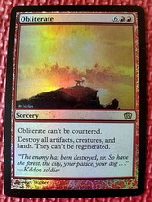 MtG buy_it_now Foil OBLITERATE 204/350 8th Edition 8ED Ships WORLDWIDE Magic SP