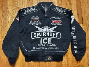 Vintage Matt Kenseth NASCAR Jeff Hamilton Smirnoff Ice Racing Jacket Men’s M - Picture 1 of 15