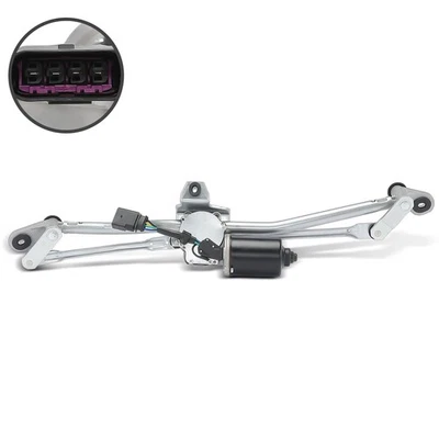 New Front Wiper Motor and Linkage Assembly for Audi A4 2002-2008 A4 Quattro RS4 - Image 1 of 4