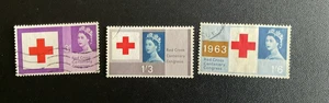 1963 Red Cross PHOSPHER Set SG642p-644p Cat £55 VERY FINE USED - LOW START! - Picture 1 of 1