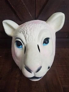 WWE Bray Wyatt Family Erick Rowan plastic sheep mask 2015 Forum Novelties New Wo - Picture 1 of 12