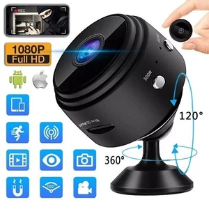 1080p IR Wireless Wifi Indoor &outdoor Cctv Mini Hd Ip Camera Cam Home Security - Picture 1 of 16