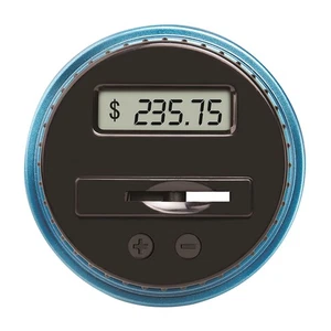 Digital LCD Counting Münzgeld Sparbox Jar Große Kapazität für USD Euro --Geld - Picture 1 of 16