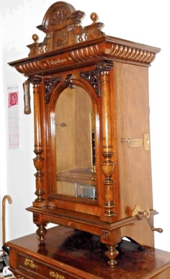 104 Polyphon Musik Automat 10 Platten 50cm antique music box 10 discs 19 5/8" - Bild 1 von 4