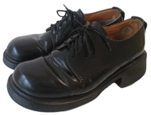 Vintage MADE IN ENGLAND 1990s Doc Dr Martens 8461 CHUNKY Platform Leather UK 7 - Bild 1 von 21