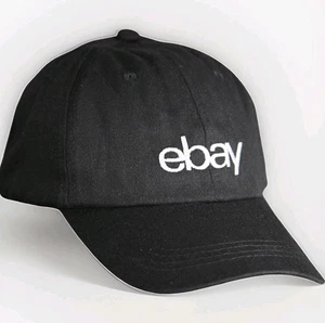 Ebay Logo Adjustable Embroidered Black Color Classic Dad Hat Things People Love - Picture 1 of 5
