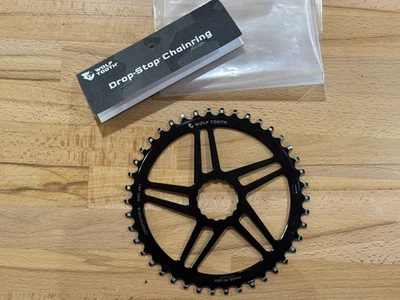 Wolf Tooth Drop-Stop B 42T Chainring - Race Face Cinch Direct Mount, 3mm Offset - Image 1 of 4
