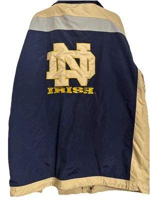 Vintage Pro Player Notre Dame Fighting Irish Windbreaker Jacket Mens XL Shell - Image 1 of 4