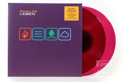 2 LP: Schiller – Leben, Limited Violet Vinyl Edition, NEU & OVP - Bild 1 von 2