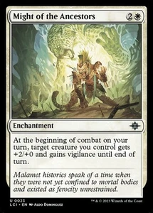 Might of the Ancestors - Foil - The Lost Caverns of Ixalan #0023 MTG Magic The G - Picture 1 of 1