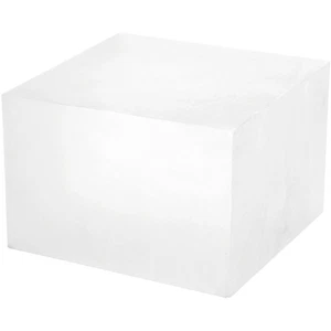 Plymor Frosted Acrylic Square Display Block, 4" H x 6" W x 6" D - Picture 1 of 1