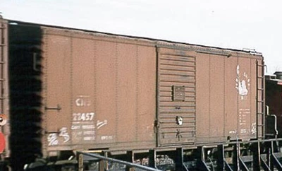 RARE HO Resin Sunshine CNJ CRP XM-4 Youngstown Postwar 10' Boxcar - Image 1 of 4