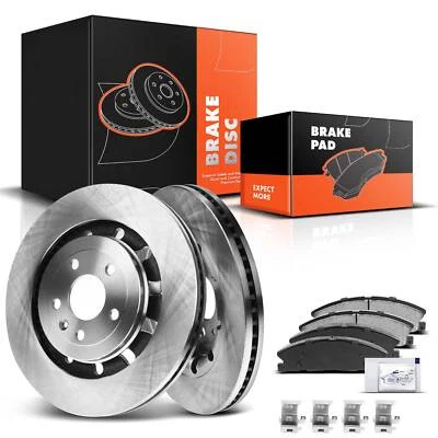 Front Disc Rotor & Ceramic Pads for Ford Explorer Flex Taurus 2013-2019 Lincoln - Imagem 1 de 4