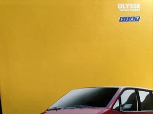 The Fiat Ulysse People Carrier Range Car Sales Info Brochure Frameable 1994 - Picture 1 of 3