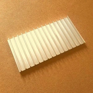 3 Zoll Kühlkörper Aluminium (3,0 x 6,08 x 0,5) Zoll. Geringer thermischer Widerstand. - Bild 1 von 2