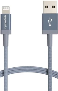 Amazon Basics Charger Cable Nylon Braided Cord For iPhone - Picture 1 of 1
