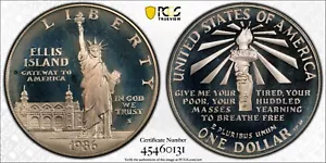 1986-S Statue of Liberty $1 PCGS PR68DCAM - Picture 1 of 1