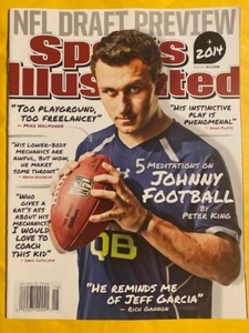 JOHNNY FOOTBALL MANZIEL sports illustrated NFL DRAFT PREVIEW richard sherman - Picture 1 of 1