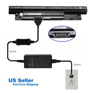 Cargador de batería externo para computadora portátil Dell Inspiron XCMRD 3421 3521 3721 5521 5721 - Imagen 1 de 7