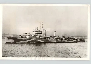 TORPEDOED US Destroyer KEARNY riparato e lanciato BOSTON WWII 1952 foto stampa - Foto 1 di 2
