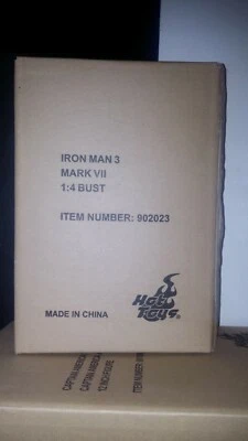 IRON MAN 3 MARK VII 1:4 BUST HOT TOYS LIMITED EDITION HTB 13 / IM3 MK7 - Imagen 1 de 4