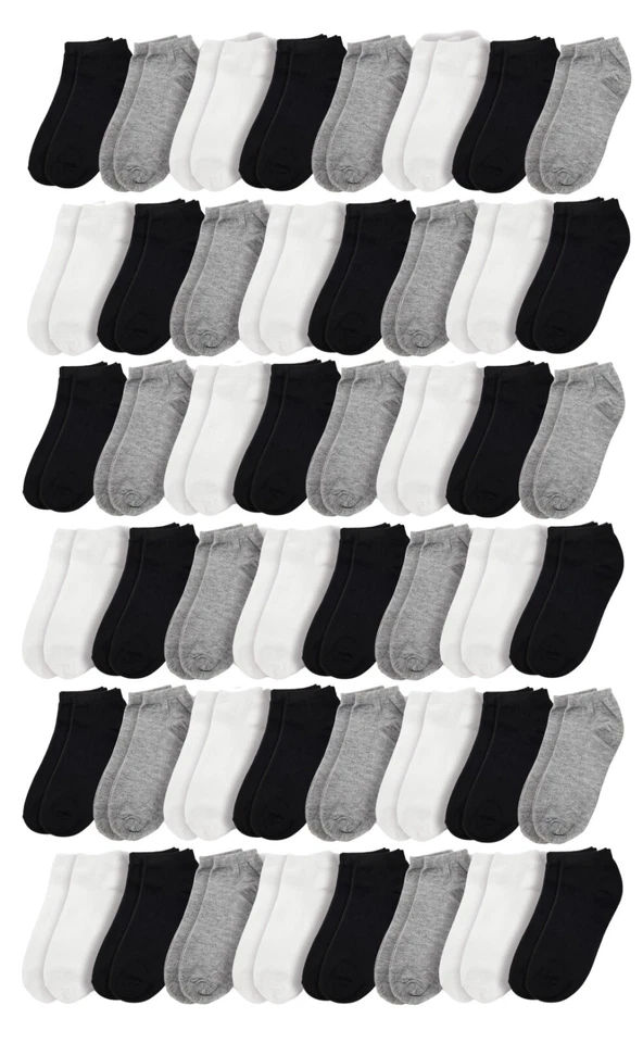 48 пар женских носков с низким вырезом на лодыжке, удобные легкие спортивные оптом - Изображение 1 из 1