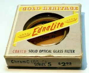Ednalite Coated Chrome C 85-C Warming Filter series 5 V drop in type - Picture 1 of 11