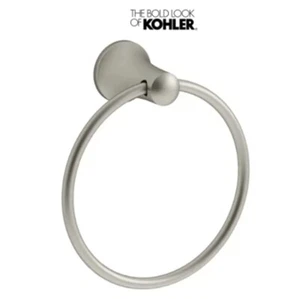 Anillo de toalla Kohler K-21955-BN templado 6-7/8" montado en la pared níquel cepillado vibrante - Imagen 1 de 2