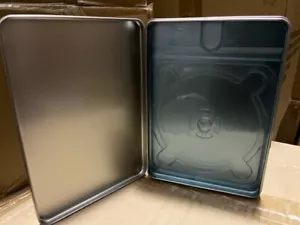 10 PCS NEW TOP QUALITY TIN DVD CASE W REMOVABLE BLUE TRAY, BL903, FREE SHIPPING - Picture 1 of 2