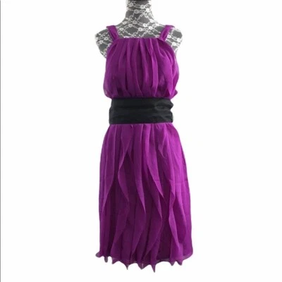 Vestido de Dama de honor Vera Wang BLANCO Púrpura de Gasa para Mujer 8 Boda Formal Foto 1 de 4