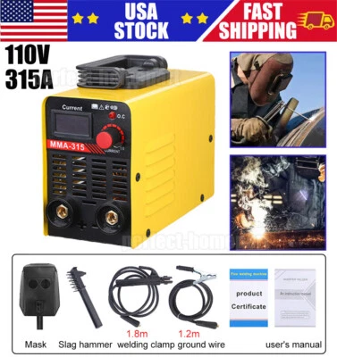 110V 300AMP Mini IGBT ARC Welding Machine Inverter DC MMA Electric Welder Stick - Image 1 of 4