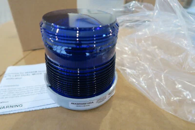 NEW Edwards Signaling 48Xbrmb120a Visual Signal Light Blue