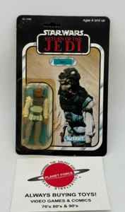 Nikto 1983 sin usar, en caja, de colección Star Wars ROTJ Jedi 77 espalda sin perforar NUEVO - Imagen 1 de 3