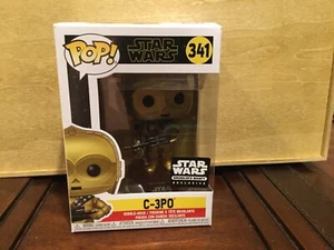 FUNKO POP! C-3PO STAR WARS SMUGGLERS BOUNTY RISE OF SKYWALKER BOX EXCLUSIVE 341 - Picture 1 of 5