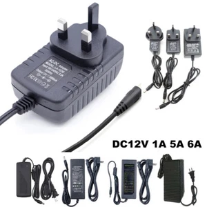 DC 12V/24V 1A 5A 6A 8A 10A 12W-120W Power Supply Adapters For CCTV Camera Router - Picture 1 of 13