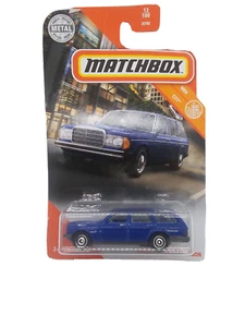 Matchbox City MBX Metal 2020 Mercedes-Benz 1:64 Scale Blue W123 Wagon - Picture 1 of 8