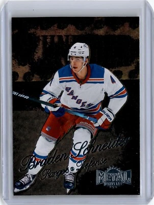 Braden Schneider 2022-23 Skybox Metal Universe 1998-99 Retro RC #R-18 New York - Image 1 of 2