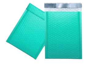 6''x9'' Green Poly Bubble Mailers Bags Mailer Padded Envelope - Picture 1 of 2