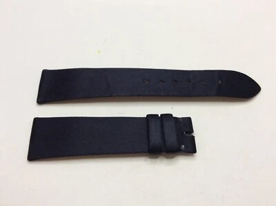 NEW Authentic Chopard Ladies Black Satin 2 piece Strap 16mm - image 1 of 4