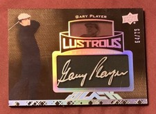 2013 UD Black Gold Gary Player Lustrous On Card Auto #54/75 Upper Deck
