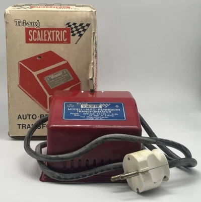 Vintage Scalextric Modell Auto Rennbahn Transformator - 2 Ampere - OVP - Bild 1 von 4