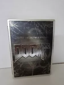 Doom 3 Limited Collectors Edition Steelbook (Microsoft Xbox, 2005) Case And Game - Picture 1 of 9