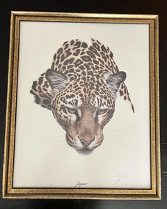 Vintage Jaguar Art Print By Guy Coheleach Signed - Regency House Art Limited Ed. - Picture 1 of 2