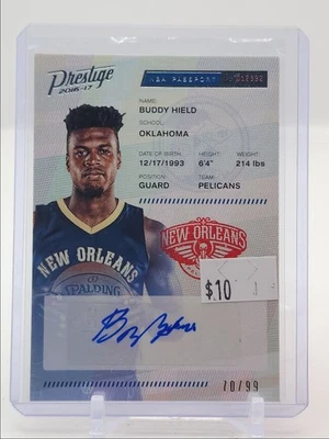 Coche de radiocontrol Buddy Hield 2016-17 Prestige NBA Passport Rookie/99 Q4408 Foto 1 de 2