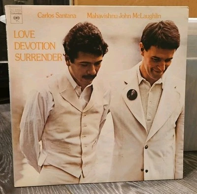 Santana Carlos & John McLaughlin Love Devotion Surrender Vinyl LP *Near Mint* - Image 1 of 4