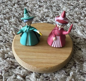 Disney Dornröschen Fee Patinnen Flora Fauna Spielzeug Mini Figuren 2 Zoll - Bild 1 von 6