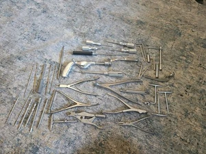 Huge Lot Of Stainless Steel Surgical Tools Drill Screwdrivers - Bild 1 von 5